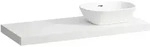 LAUFEN LANI Waschtischplatte, ein Ausschnitt rechts, 1185x495x65mm,...
