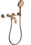 hansgrohe AXOR Citterio 3-Loch Wannenarmatur mit Hebelgriffen, 39448300, Farbe: