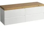 LAUFEN LANI Waschtischplatte wildeiche inklusive Unterschrank, ohne Ausschnitt,