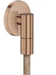 hansgrohe AXOR Wall outlet Fine Wandanschluss rund, 36737310, Farbe: Brushed...