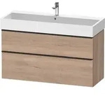 Duravit D-Neo Waschtischunterbau wandh&auml;ngend, 1184x625x442mm, 1 Auszug, 1