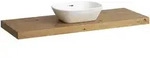 LAUFEN LANI Waschtischplatte, ein Ausschnitt mittig, 1370x495x65mm,...