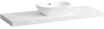 LAUFEN LANI Waschtischplatte, ein Ausschnitt mittig, 1370x495x65mm,...