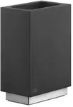 Gessi Rettangolo Accessoires Glashalter einzeln Standversion, Becher schwarz,