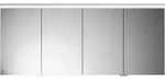 burgbad Lin20 Spiegelschrank LED-Beleuchtung, 4 T&uuml;ren, 1600x700x170mm,...