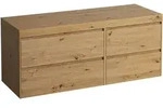 LAUFEN LANI Waschtischplatte wildeiche inklusive Unterschrank, ohne Ausschnitt,
