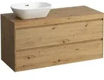 LAUFEN LANI Waschtischplatte wildeiche inklusive Unterschrank, 1 Ausschnitt...