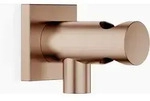 Dornbracht Wandanschlussbogen mit integriertem Brausehalter, eckige Rosette...