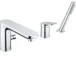 Duravit Wave 3-Loch Wannenarmatur, Ausladung 200 mm, WA5260000010, Farbe: Chrom