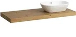 LAUFEN LANI Waschtischplatte, ein Ausschnitt rechts, 1185x495x65mm,...