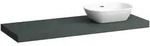 LAUFEN LANI Waschtischplatte, ein Ausschnitt rechts, 1370x495x65mm,...