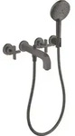 hansgrohe AXOR Citterio 3-Loch Wannenarmatur mit Kreuzgriffen, 39447340, Farbe:
