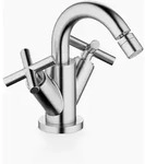 Dornbracht TARA Bidet-Einlochbatterie mit Ablaufgarnitur, Ausladung 124mm,