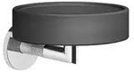 Gessi Anello, Seifenablage schwarz matt zur Wandmontage, 63702031, Farbe: Chrom