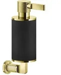 Gessi Inciso Seifenspender zur Wandmontage, Beh&auml;lter schwarz matt, 58514246,...