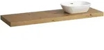 LAUFEN LANI Waschtischplatte, ein Ausschnitt rechts, 1570x495x65mm,...