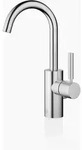 Dornbracht META Waschtisch-Einhandbatterie mit Ablaufgarnitur, Ausladung 123mm,