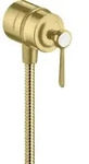 hansgrohe AXOR Montreux Fixfit Stop Schlauchanschluss, Abstellventil, Hebelgriff,