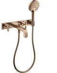 hansgrohe AXOR Citterio 3-Loch Wannenarmatur mit Kreuzgriffen, 39441300, Farbe: