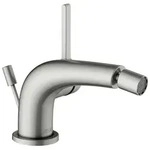 KEUCO EDITION 400 Einhebel-Bidetmischer, Ausladung 127mm, mit Ablaufgarnitur,
