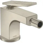 hansgrohe AXOR Citterio Bidetmischer, Rautenschliff, Zugstangen-Ablaufgarnitur,
