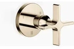 Dornbracht VAIA UP-Dreiwege-Umsteller, Kreuzgriff, 36210809-47, Farbe: Champagne