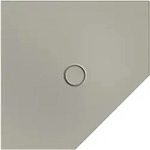BetteFloor Caro F&uuml;nfeck-Duschwanne, 900x900mm, 7191-416, Farbe: Stone