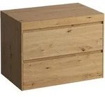 LAUFEN LANI Waschtischplatte wildeiche inklusive Unterschrank, ohne Ausschnitt,