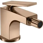 hansgrohe AXOR Citterio Bidetmischer, Zugstangen-Ablaufgarnitur, Ausladung 110mm,