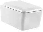 Gessi Rettangolo, WC Set, sp&uuml;lrandlos, mit Sitz, wei&szlig;, 37573518
