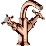 hansgrohe AXOR Montreux 2-Griff-Bidetarmatur, Zugstangen-Ablaufgarnitur,...
