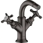hansgrohe AXOR Montreux 2-Griff-Bidetarmatur, Zugstangen-Ablaufgarnitur,...