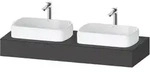 Duravit Collection One Konsole, 1400x550x170mm, Ausschnitt links u. rechts,