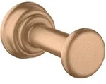 hansgrohe AXOR Montreux Einzelhaken, 42137140, Farbe: Brushed Bronze