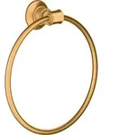 hansgrohe AXOR Montreux Handtuchring, 42021250, Farbe: Brushed Gold Optic