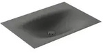 KEUCO EDITION 11 ART Einbauwaschtisch aus Stahl-Emaille, 806x4x493mm, ohne...