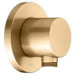 KEUCO Schlauchanschluss, Rosettenform rund, 59547250001, Farbe: Messing...