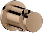 hansgrohe AXOR One Portereinheit rund, 48780300, Farbe: Polished Red Gold