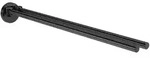 emco round Handtuchhalter, 2-armig, 400mm, beweglich, 435013341, Farbe: Schwarz