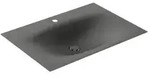 KEUCO EDITION 11 ART Einbauwaschtisch aus Stahl-Emaille, 806x4x493mm, mit 1...