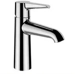 LAUFEN PURE Einhand-Waschtischmischer, Festauslauf, Ausladung 110 mm, ohne