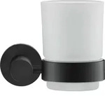 Duravit D-Code Zahnputzbecher, wandh&auml;ngend, rechts, 0099204600, Farbe: Schwarz...