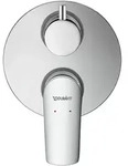 Duravit No.1 Einhebel-Wannenmischer Unterputz, mit Grundk&ouml;rper, rund, 2...