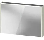 Duravit D-Code Spiegelschrank, Steckdose Typ J (CH, LI), 2 T&uuml;ren, LED-Lichtfeld