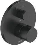 Duravit C.1 Brausethermostat Unterputz, runde Rosette, 2 Verbraucher, Ab- und