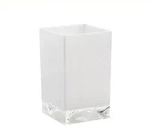 LAUFEN KARTELL Boxy Becher, B/T/H: 70/70/120mm, H3823300900001, Farbe: Wei&szlig;