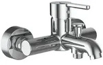LAUFEN LUA Wannenmischer, Aufputz, ohne Zubeh&ouml;r, chrom, Ausladung 159mm,