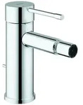 Grohe Essence Einhand-Bidetbatterie, Ausladung 111mm, mit Zugstangen-Ablaufgarnitur,