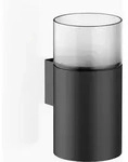 Dornbracht Glashalter, &oslash; 60mm, Wandmodell, 83401979-33, Farbe: Schwarz Matt