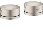 hansgrohe AXOR One 2-Loch Wannenrandarmatur mit Thermostat, 48470800, Farbe: